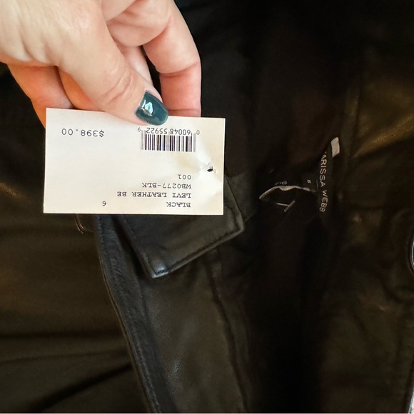 Marissa Webb Levi leather belted shorts - Picture 6 of 7